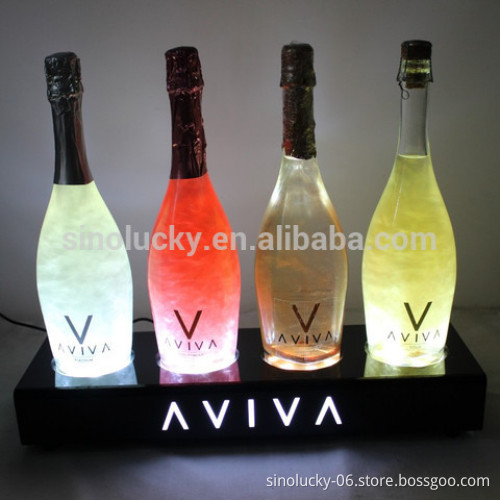 LED Champagne bubbles ball display shelf with lighting